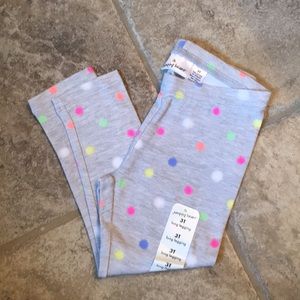 Polka dot leggings 3T